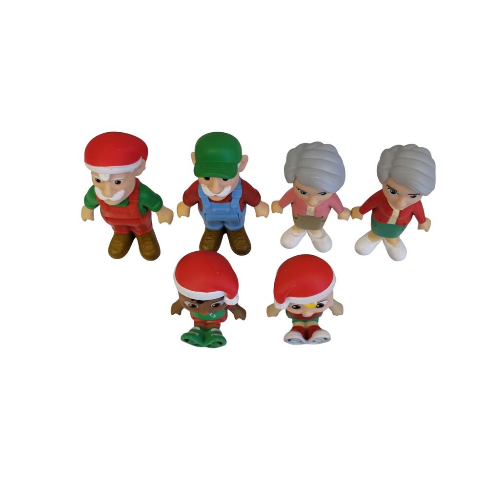 CoComelon Christmas Figures Grandpa Grandma Cody JJ - Picture 5 of 9